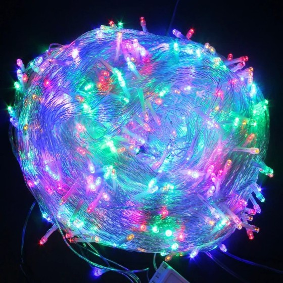Guirnalda de luces navideñas de 10M, 20M, 50M, 100M, guirnalda de luce Guirnalda de luces navideñas de 10M, 20M, 50M, 100M, guirnalda de luce