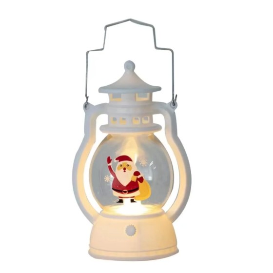 Nuevo diseño 2023, decoración navideña para hornear pasteles, luz LED,