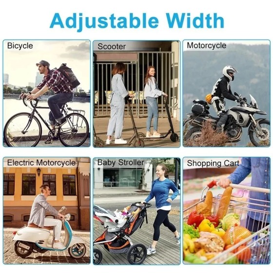 Soporte de teléfono para bicicleta eléctrica, accesorio giratorio de 3