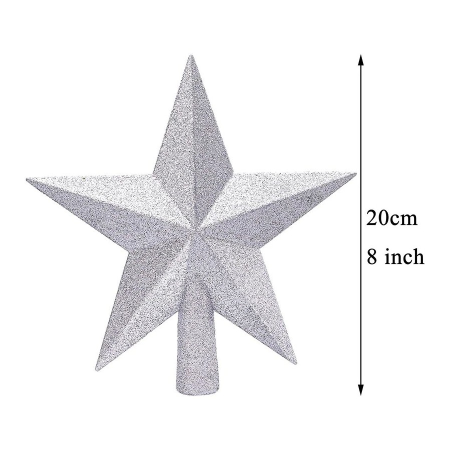 Adorno de estrella de cinco puntas para decoración del hogar, adorno d