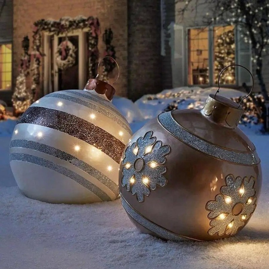 Bola de Navidad gigante de 60cm, 1 piezas, bolas de Navidad, decoració
