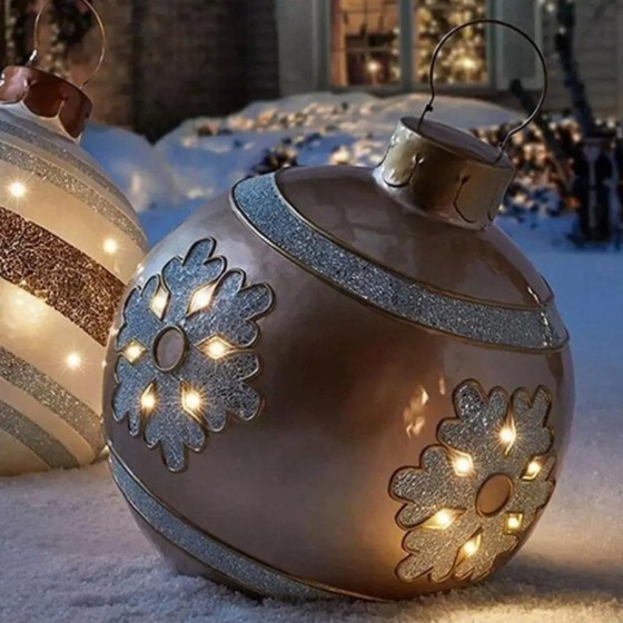 Bola de Navidad gigante de 60cm, 1 piezas, bolas de Navidad, decoració
