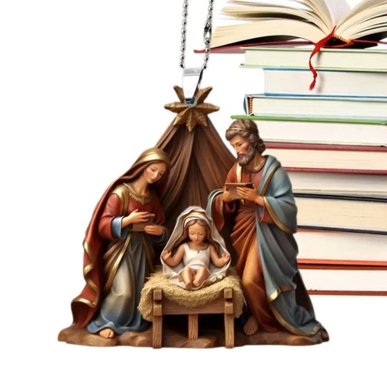 Adornos navideños de presépio, decoración del nacimiento de Jesús, ado