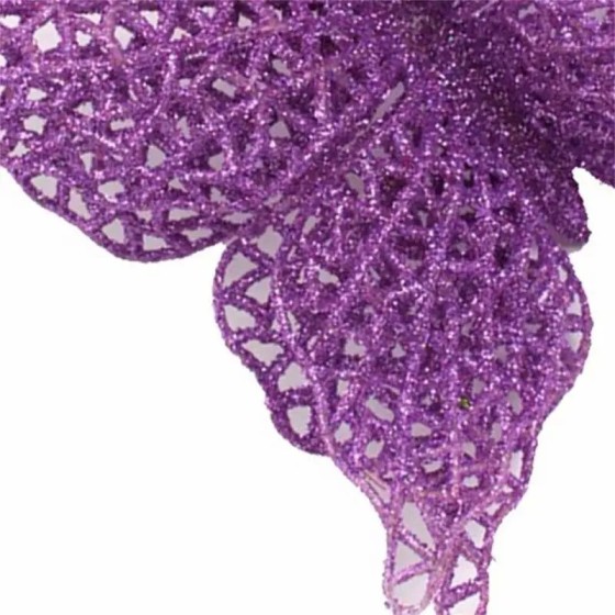 Decoración de mariposa con purpurina, adornos de mariposa ahuecados co