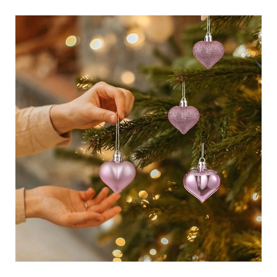 Colgante de bola de corazón, decoración del Día de San Valentín para á
