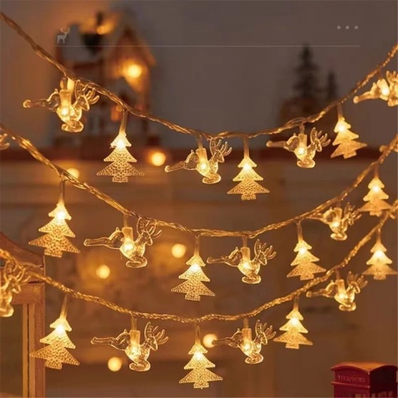 Decoraciones para árboles de Navidad Luces de cadena al aire libre 202 Decoraciones para árboles de Navidad Luces de cadena al aire libre 202