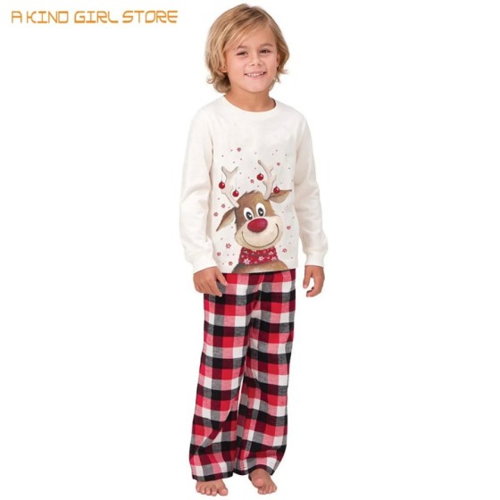 Conjunto de pijamas a juego para mamá, papá y niños, Pelele de perro y