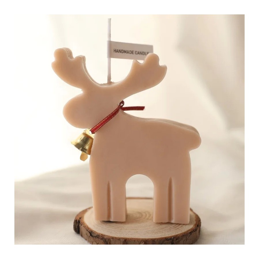 Velas de aromaterapia de Navidad, adorno de vela de ciervo, fragancia Velas de aromaterapia de Navidad, adorno de vela de ciervo, fragancia