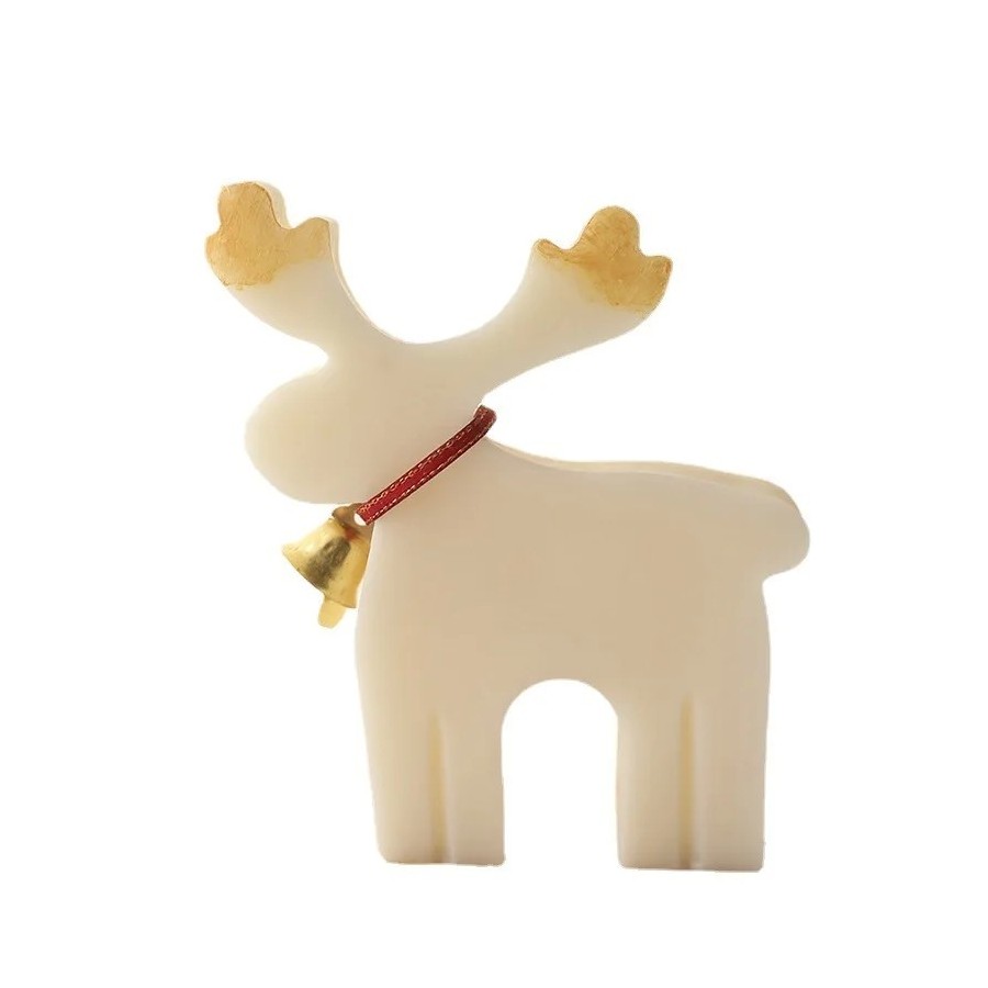 Velas de aromaterapia de Navidad, adorno de vela de ciervo, fragancia 