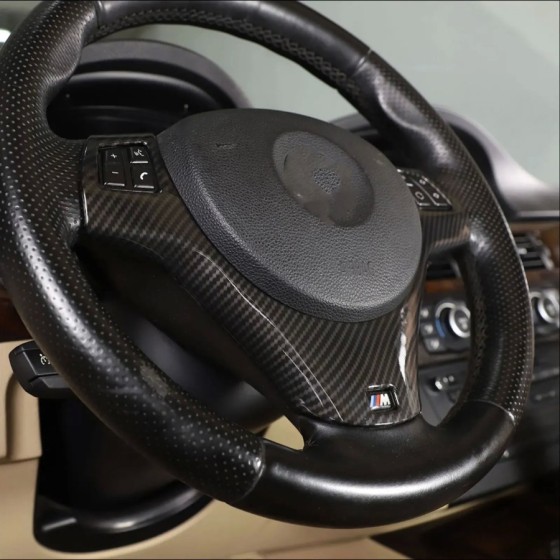 Cheya-mabellecedor de marco decorativo para botón de volante de coche,