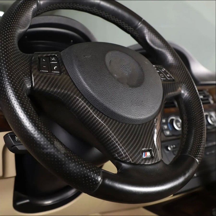 Cheya-mabellecedor de marco decorativo para botón de volante de coche,