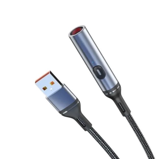 Encendedor eléctrico USB tipo C para teléfonos móviles, interruptor de