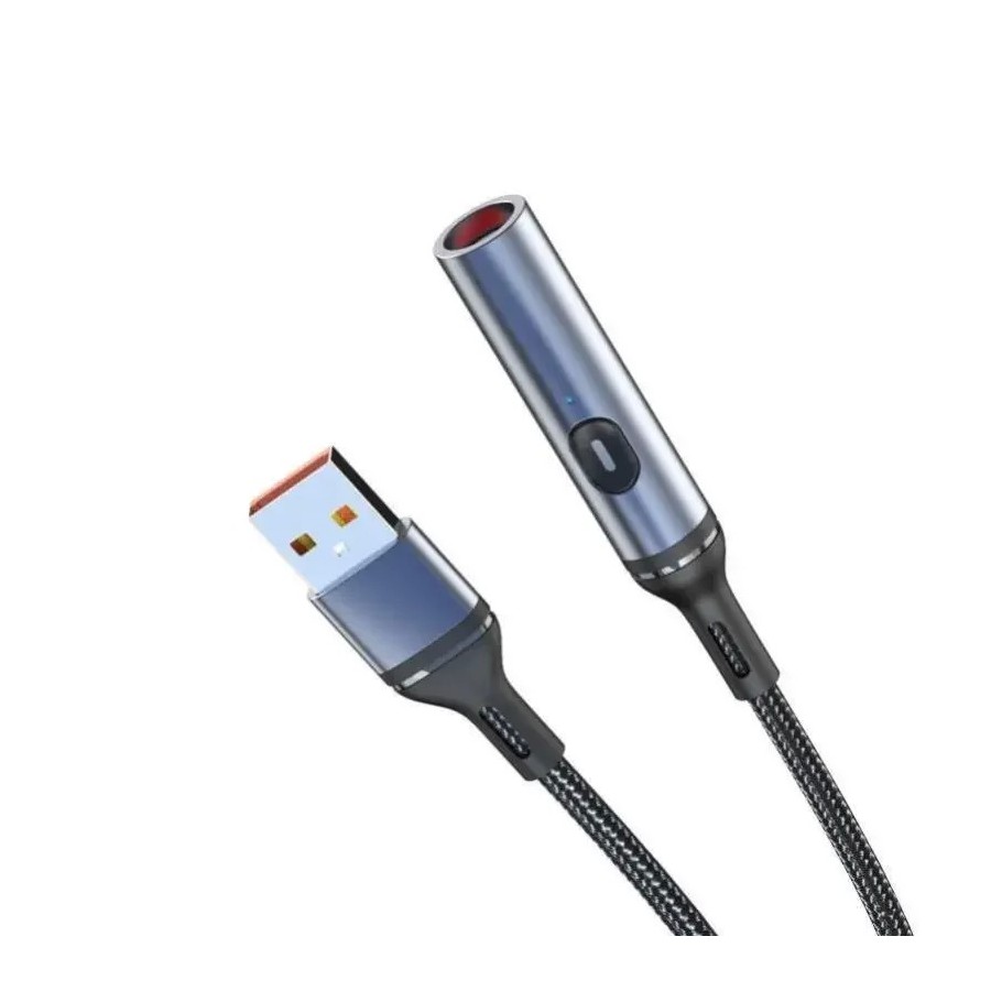 Encendedor eléctrico USB tipo C para teléfonos móviles, interruptor de