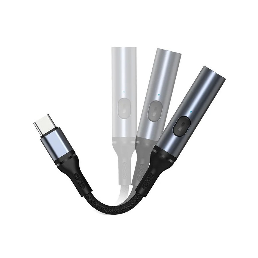 Encendedor eléctrico USB tipo C para teléfonos móviles, interruptor de