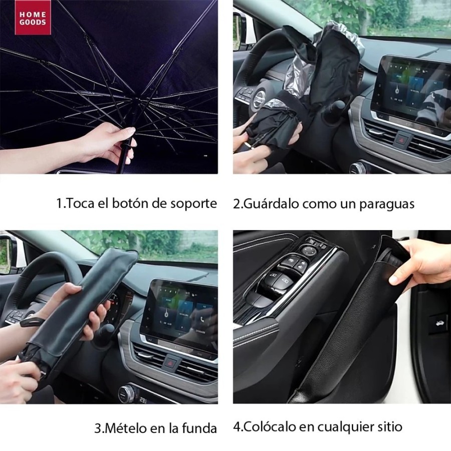 AYA MARKT Parasol Coche Delantero, parasol coche Parabrisas, Parasol i