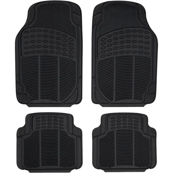 GREATOOL Set de 4 Alfombrillas de Coche, Universales para Coche, Alfom