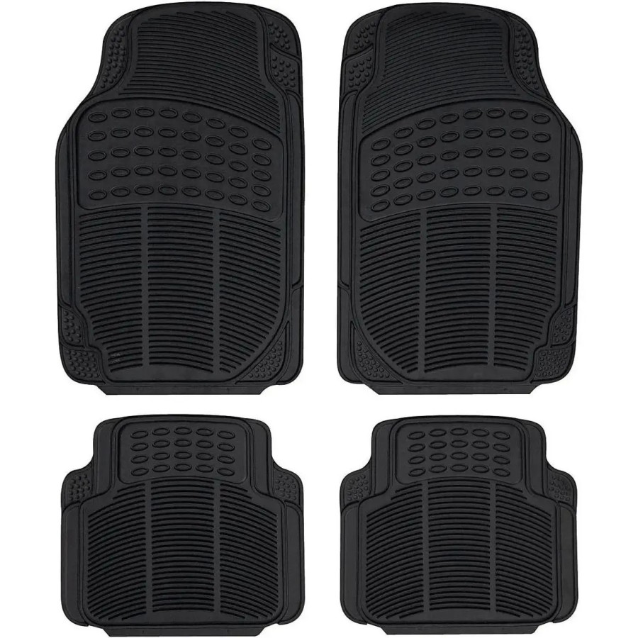 GREATOOL Set de 4 Alfombrillas de Coche, Universales para Coche, Alfom