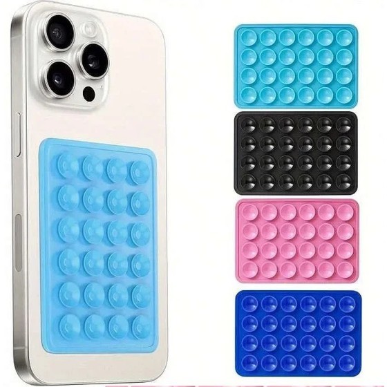 Apokin Soporte para Móvil con Ventosa Rectangular de Silicona
