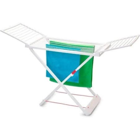 Plastic Forte Tendedero de Ropa con Alas, 20m Espacio Tendido X-Legs, 180 x 108 x 55 / 129 x 54 x 7,3 CM, Tendedero Plegable - T