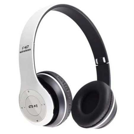 Auriculares Inalámbricos P47 , colores, 5.0 Bluetooth Música Estéreo Cascos Gaming Plegable Teléfono Tablet , blanco, rojo, azu