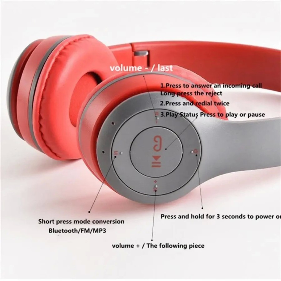 Auriculares Inalámbricos P47 , colores, 5.0 Bluetooth Música Estéreo C