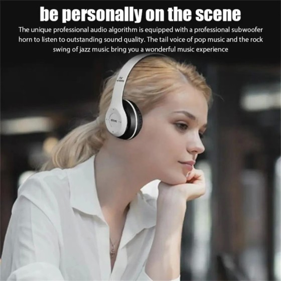 Auriculares Inalámbricos P47 , colores, 5.0 Bluetooth Música Estéreo C