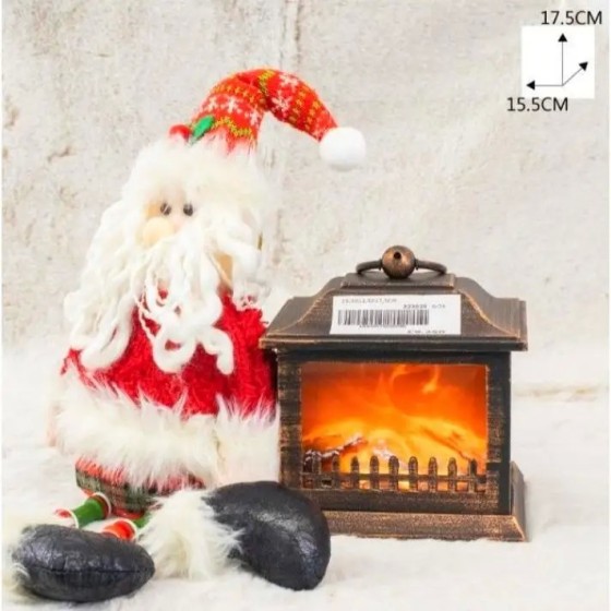 Chimenea LED Decorativa Klack Eléctrica Efecto Llama