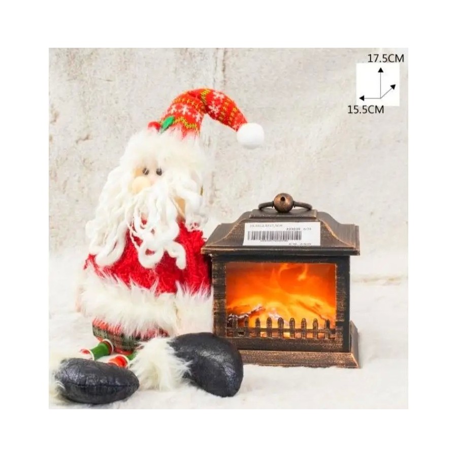 Chimenea LED Decorativa Klack Eléctrica Efecto Llama