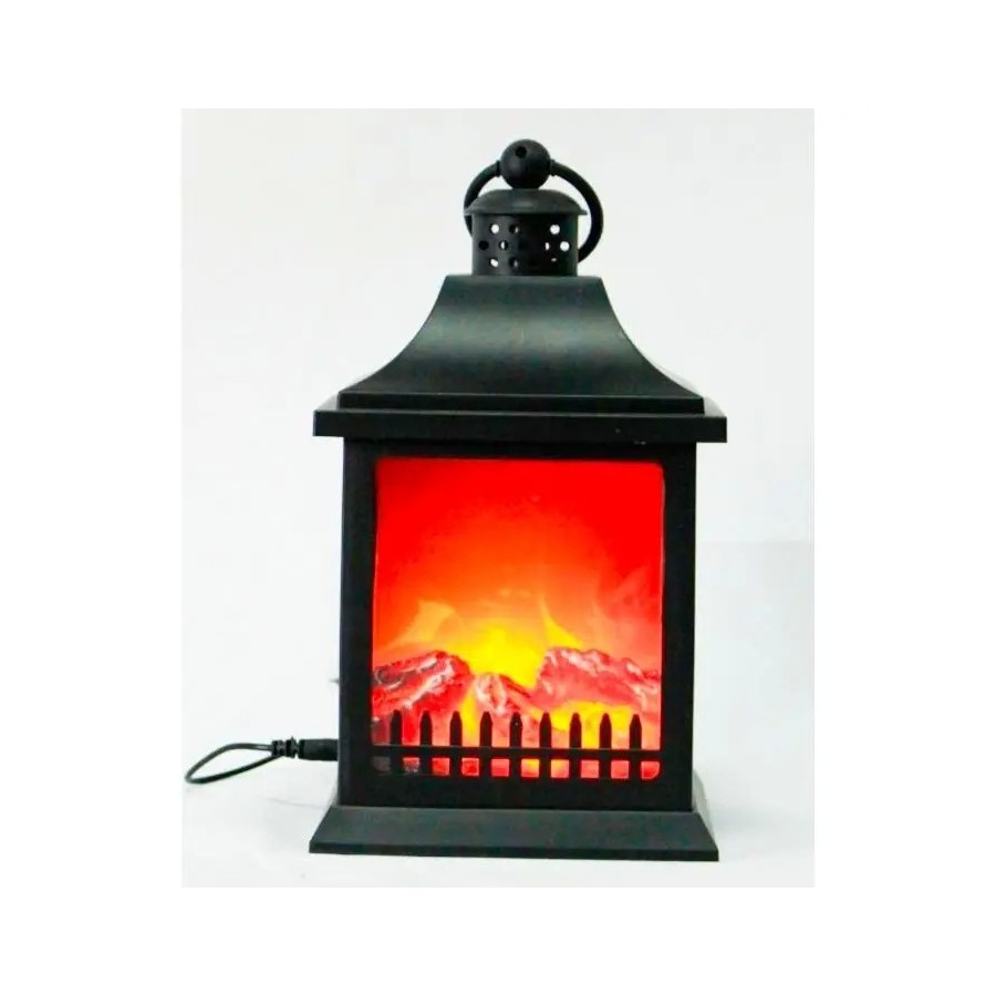 Chimenea LED Decorativa Klack Eléctrica Efecto Llama