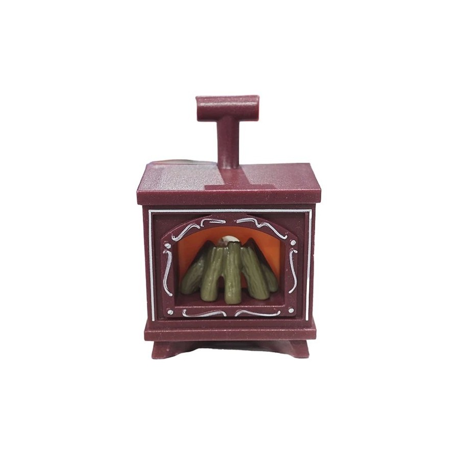 Mini modelo de chimenea LED brillante, juguetes de casa de muñecas, ad Mini modelo de chimenea LED brillante, juguetes de casa de muñecas, ad