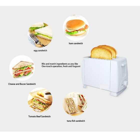Tostadora automática de 2 rebanadas, bandeja extraíble para migas, máq Tostadora automática de 2 rebanadas, bandeja extraíble para migas, máq