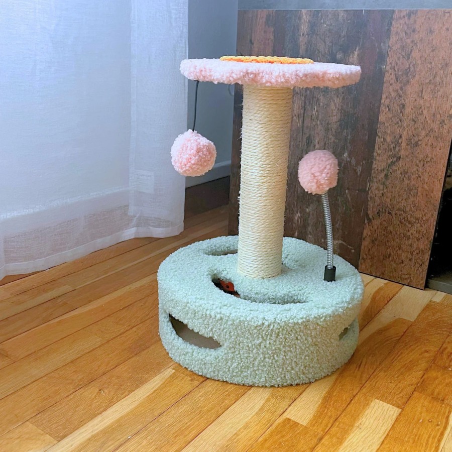 EL ÁTICO PETS Arbol Rascador para Gatos. Rascador Gato Pequeño de 35 C