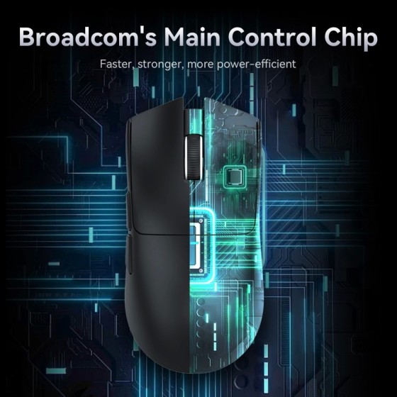 Ratón inalámbrico Attack Shark X11 Paw3311, 22000DPI, Bluetooth, tres 