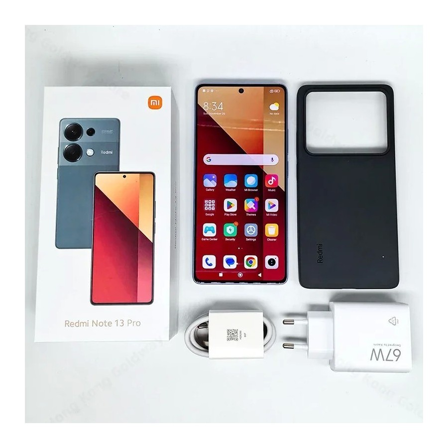 Xiaomi-smartphone Redmi Note 13 Pro, 4G, cámara de 200MP, Pantalla AMO