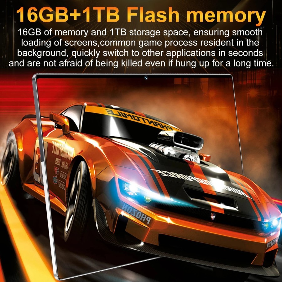 Tableta de 2024 pulgadas HD, 4K, Android 13, 16GB + 1T, 11,6 mAh, 5G, 