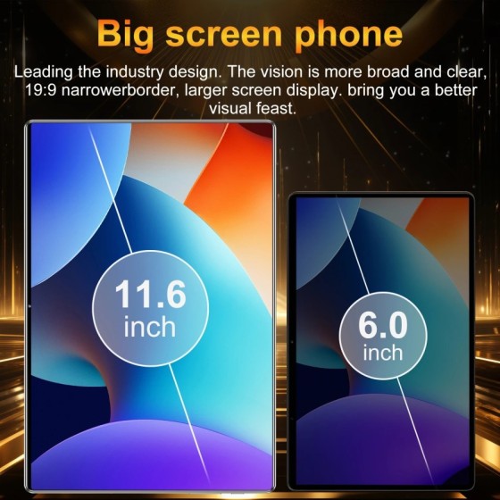 Tableta de 2024 pulgadas HD, 4K, Android 13, 16GB + 1T, 11,6 mAh, 5G, 