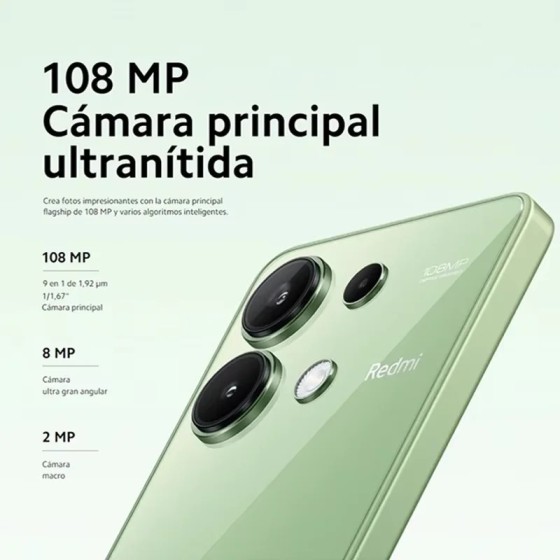 Xiaomi Redmi Note 13 4G 8GB RAM 256GB ROM Pantalla FHD+AMOLED de 120HZ
