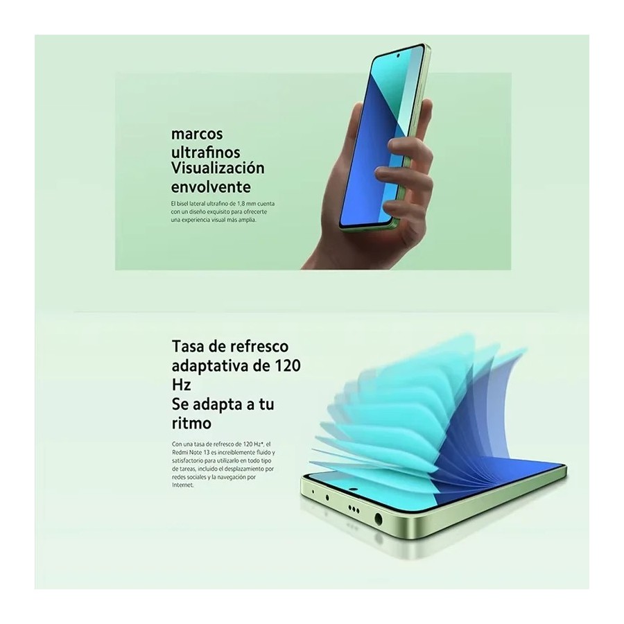 Xiaomi Redmi Note 13 4G 8GB RAM 256GB ROM Pantalla FHD+AMOLED de 120HZ