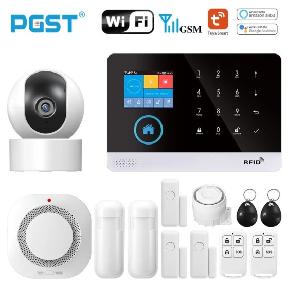 Tuya-sistema de alarma inteligente 2G para el hogar, dispositivo de se