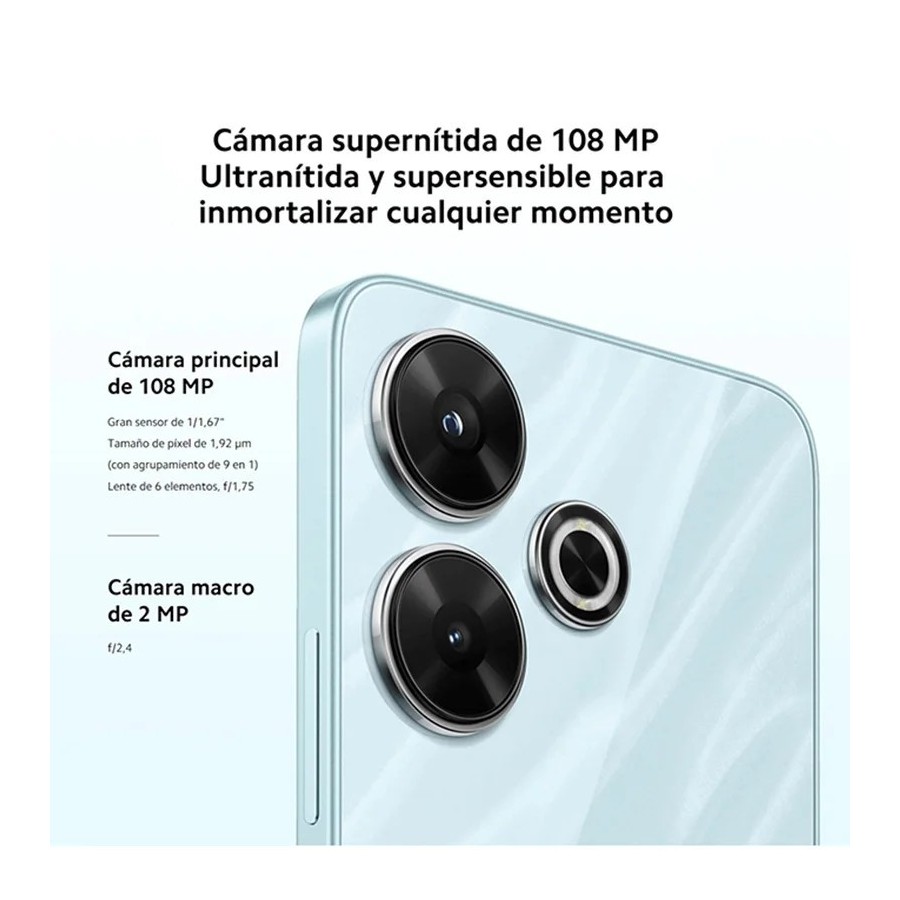 Xiaomi Redmi 13, Teléfonos inteligentes, MediaTek Helio G91-Ultra, Cám