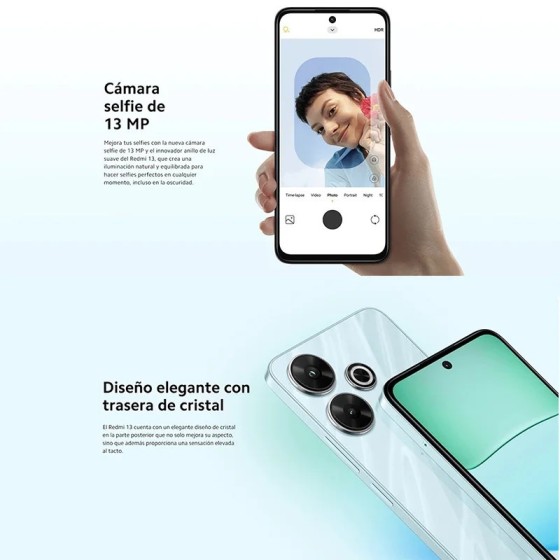 Xiaomi Redmi 13, Teléfonos inteligentes, MediaTek Helio G91-Ultra, Cám Xiaomi Redmi 13, Teléfonos inteligentes, MediaTek Helio G91-Ultra, Cám