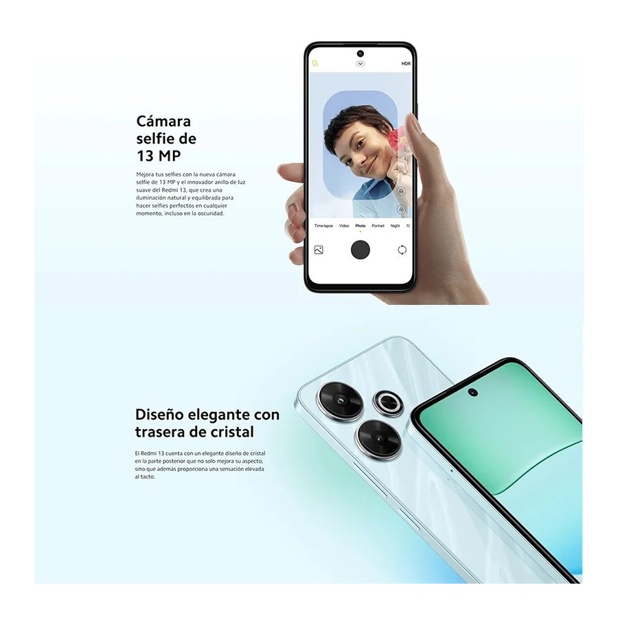 Xiaomi Redmi 13, Teléfonos inteligentes, MediaTek Helio G91-Ultra, Cám