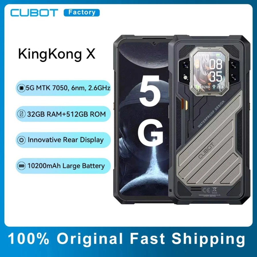 CUBOT KINGKONG X Smartphone Rugged 5G, 32GB de RAM + 256 /512GB de ROM CUBOT KINGKONG X Smartphone Rugged 5G, 32GB de RAM + 256 /512GB de ROM