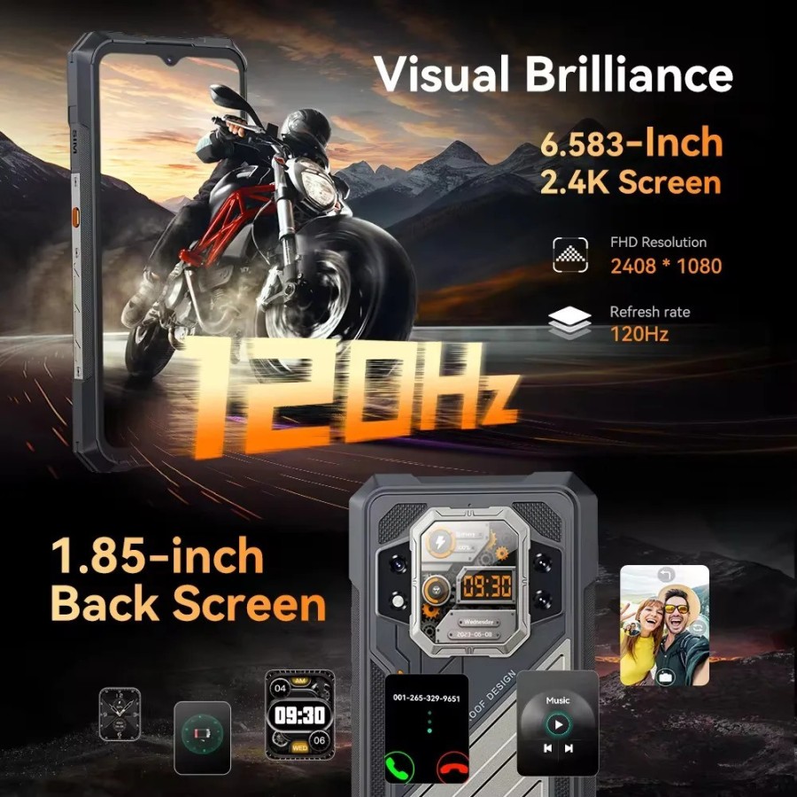 CUBOT KINGKONG X Smartphone Rugged 5G, 32GB de RAM + 256 /512GB de ROM