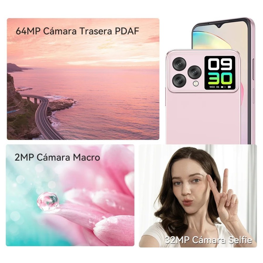 Cubot Hafury V1, Smartphone Android, Octa-core, 16GB RAM8GB+8GB amplia