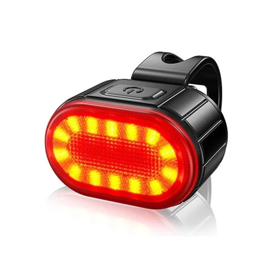 Faro delantero para bicicleta, luz de advertencia de seguridad, luz LE