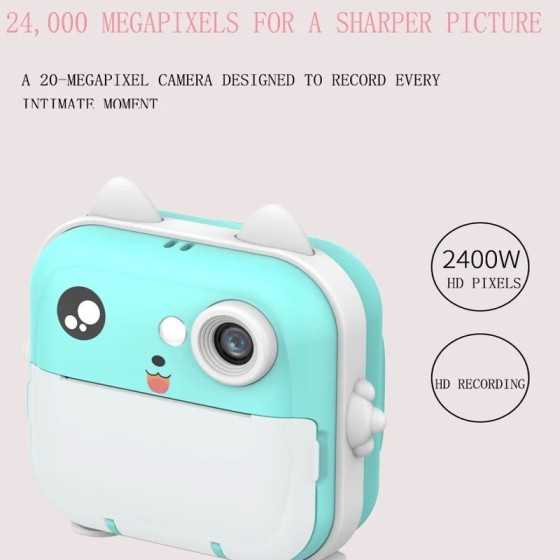 Cámara Digital para fotografía de niños, impresión instantánea, Mini impresora térmica, Video, juguetes educativos, regalo