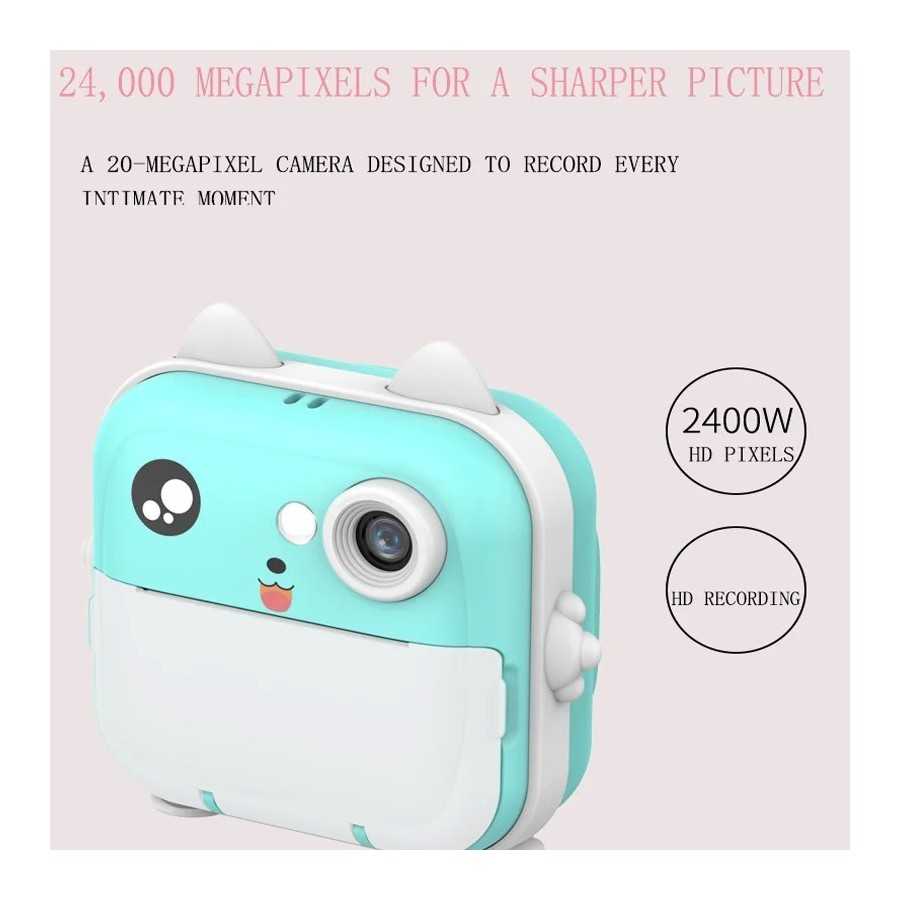 Cámara Digital para fotografía de niños, impresión instantánea, Mini impresora térmica, Video, juguetes educativos, regalo