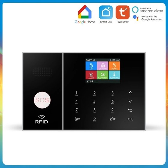 Mul-sistema de alarma Wifi GSM para casa y negocios, inalámbrico con S