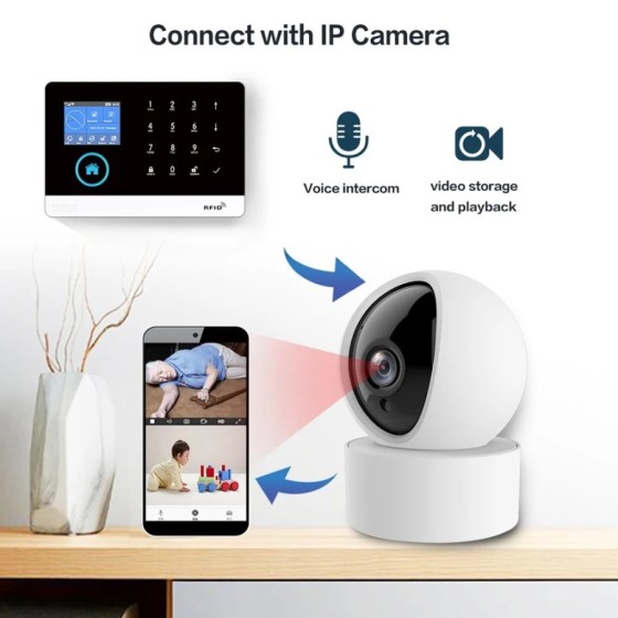 Sistema de alarma Wifi para el hogar, dispositivo de seguridad residen
